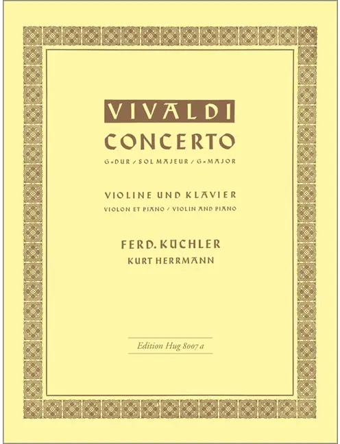 Konzert  G-Dur op 3/3